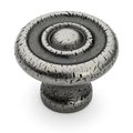 Dynasty Hardware Super Saver Bullseye Cabinet Knob Distressed Antique Nickel K2085DAN